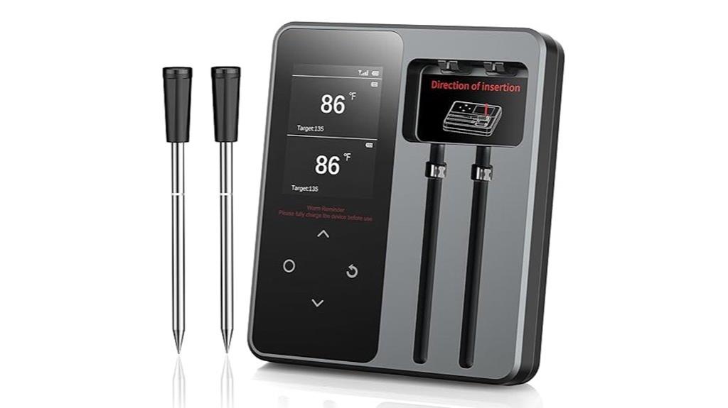 wireless app controlled meat thermometer