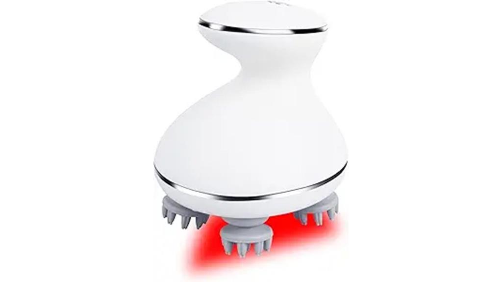 wireless waterproof head massager