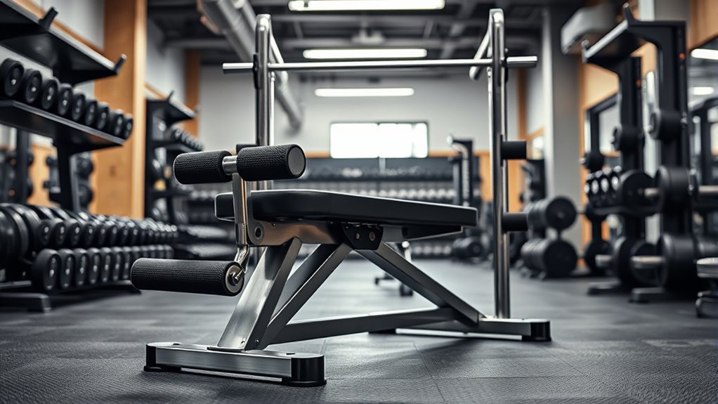 workout bench safety features