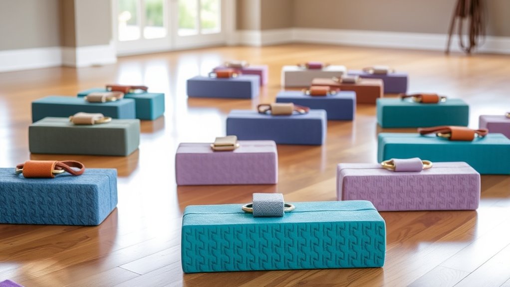 yoga block and strap sets