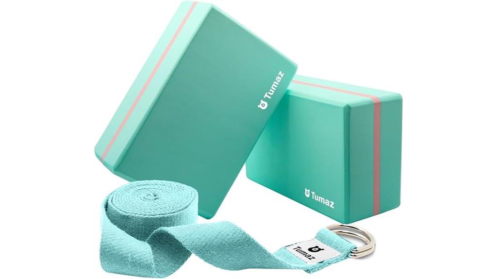 yoga blocks with strap