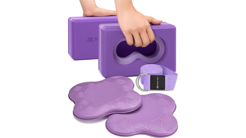 yoga blocks with support