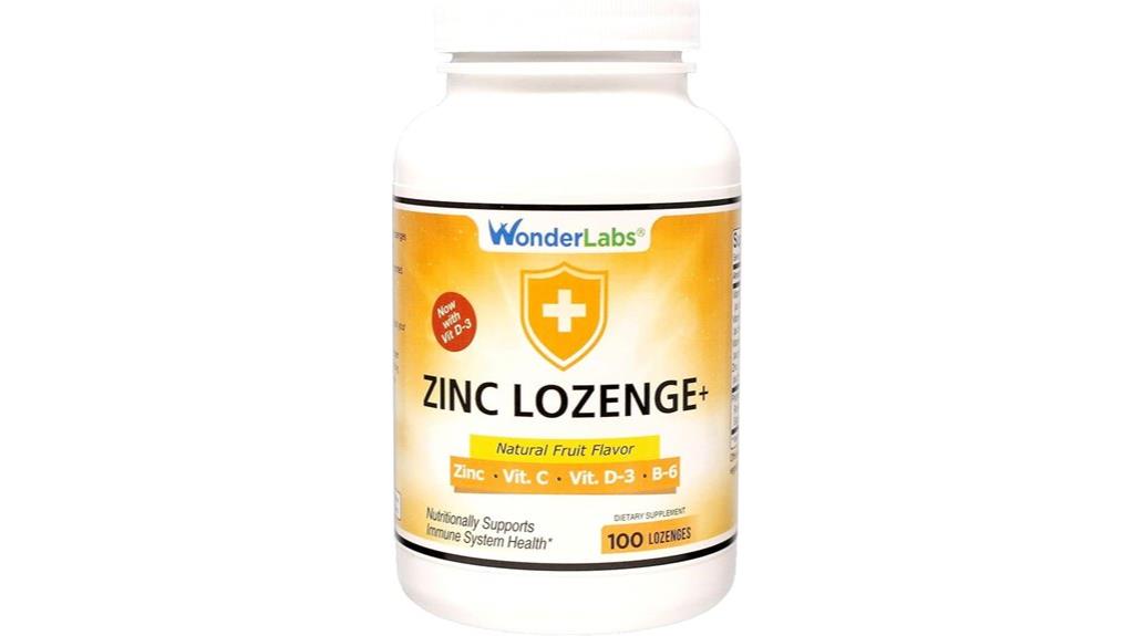 zinc and vitamin c lozenges