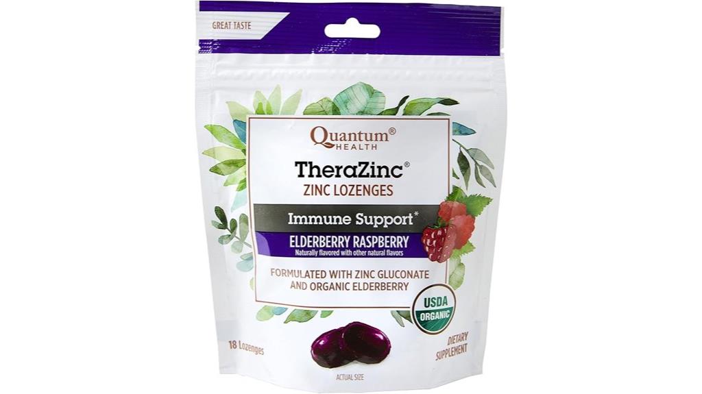 zinc lozenges with elderberry