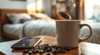 caffeine consumption affects sleep timing