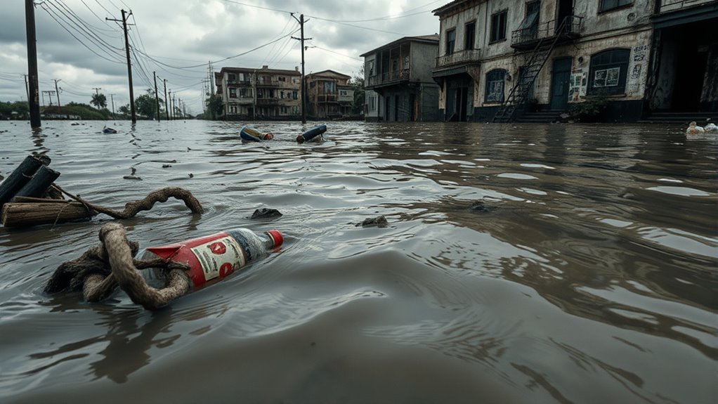 flooding causes waterborne contamination