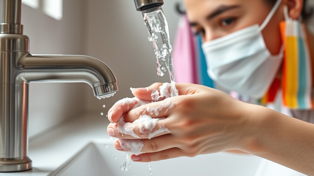 hand hygiene and masks