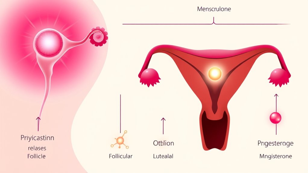 hormonal shifts throughout cycle