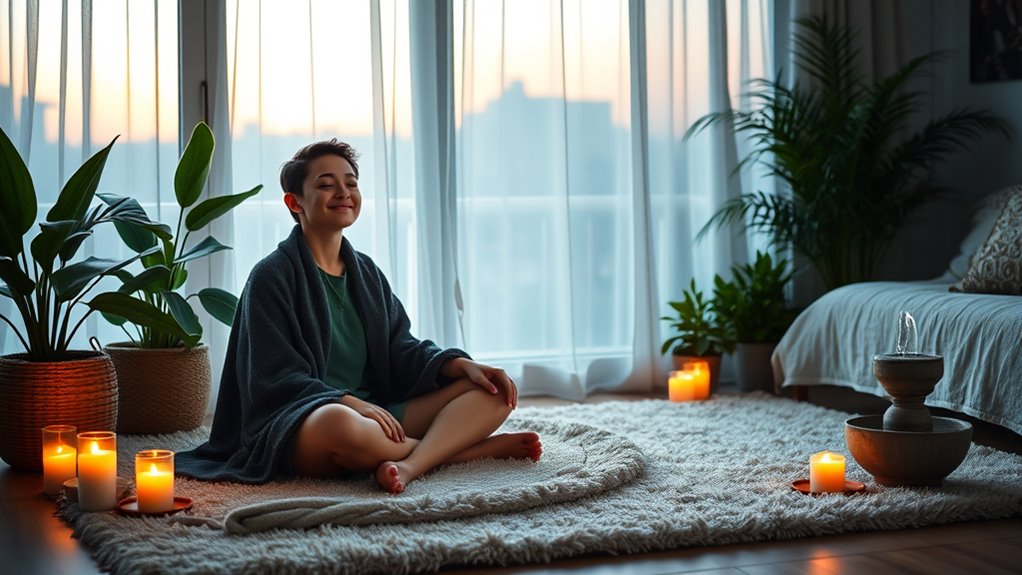 relax breathe visualize bedtime