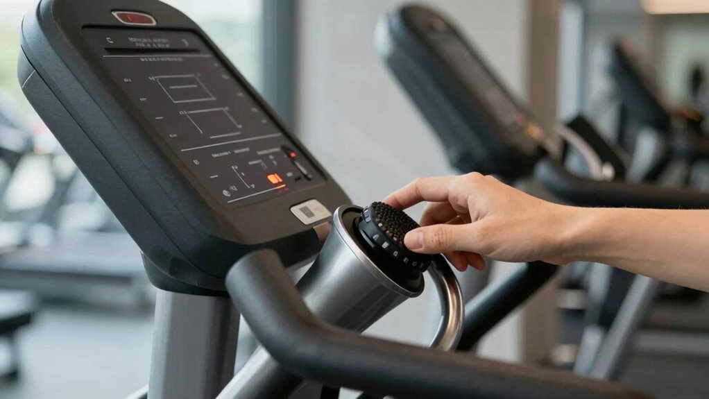 adjust resistance and stride