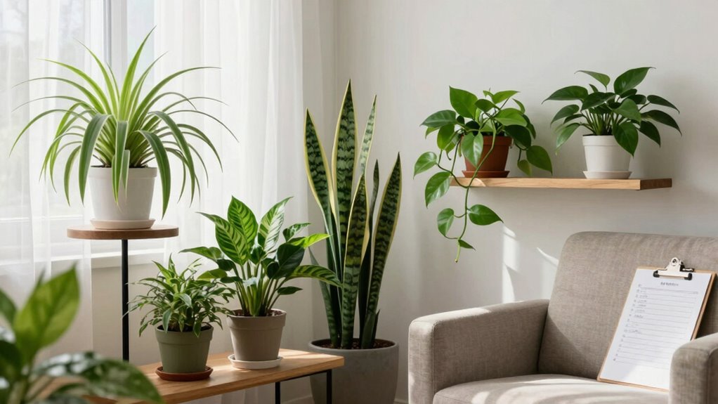 air purifying houseplants list