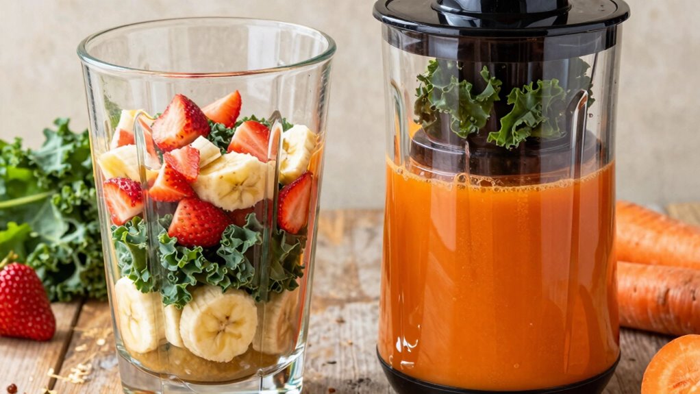 blender retains more fiber