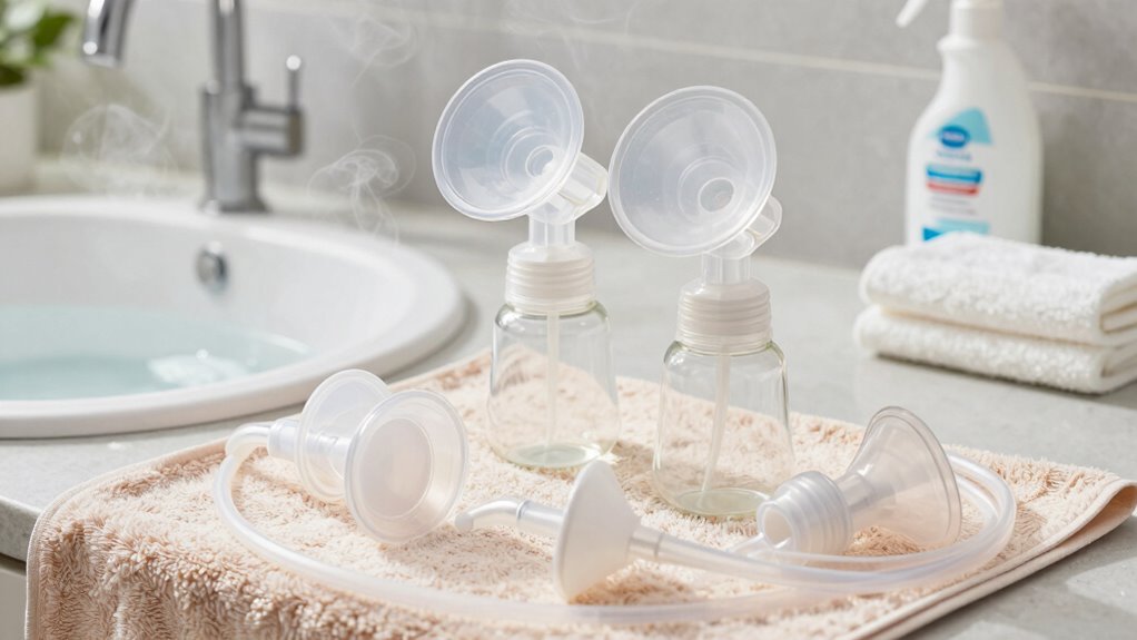 clean disinfect dry thoroughly