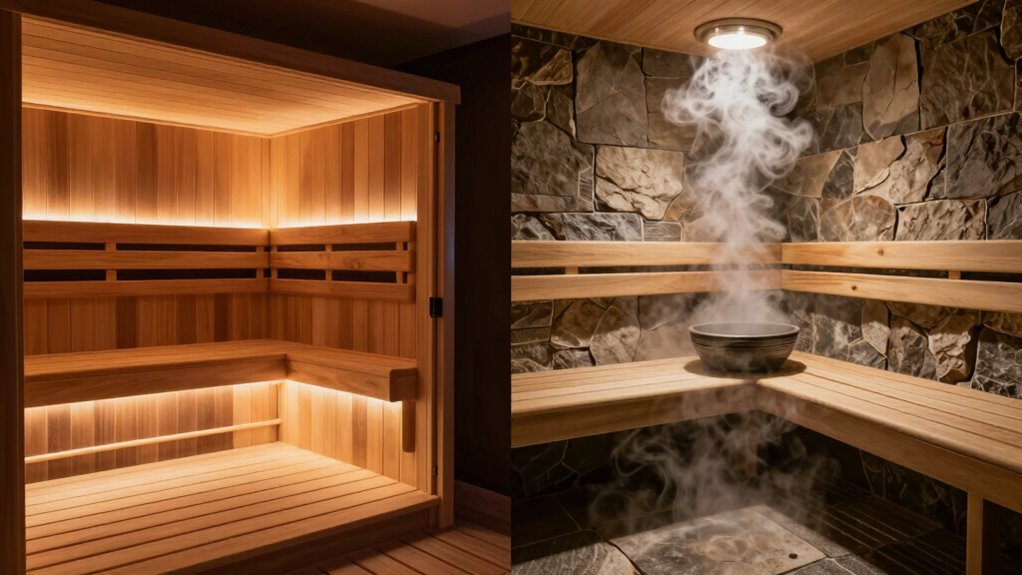 infrared vs steam sauna benefits