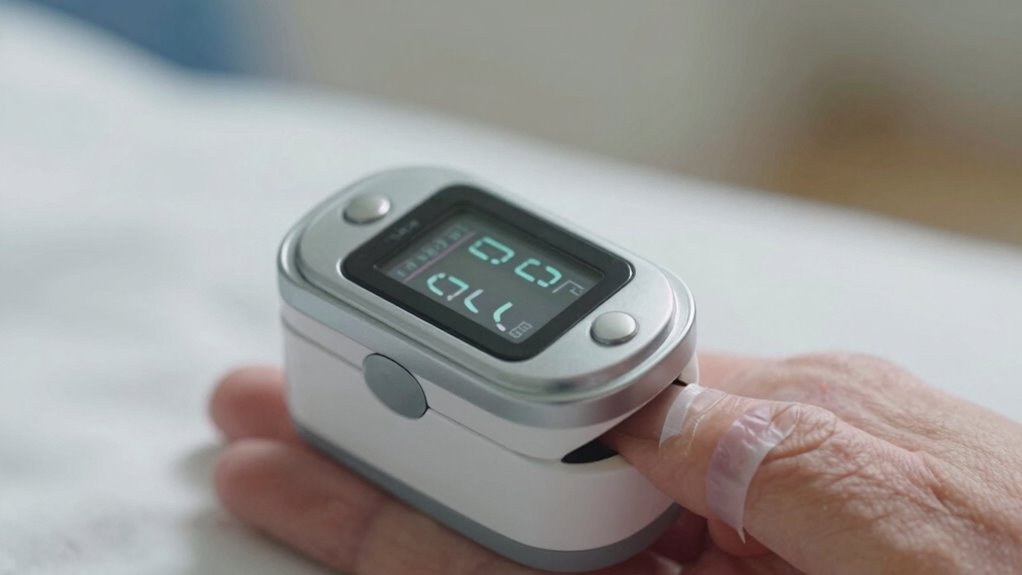 light based blood oxygen measurement