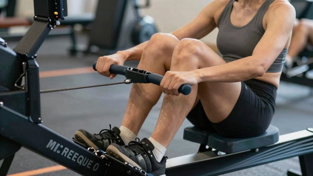 maintain proper rowing form