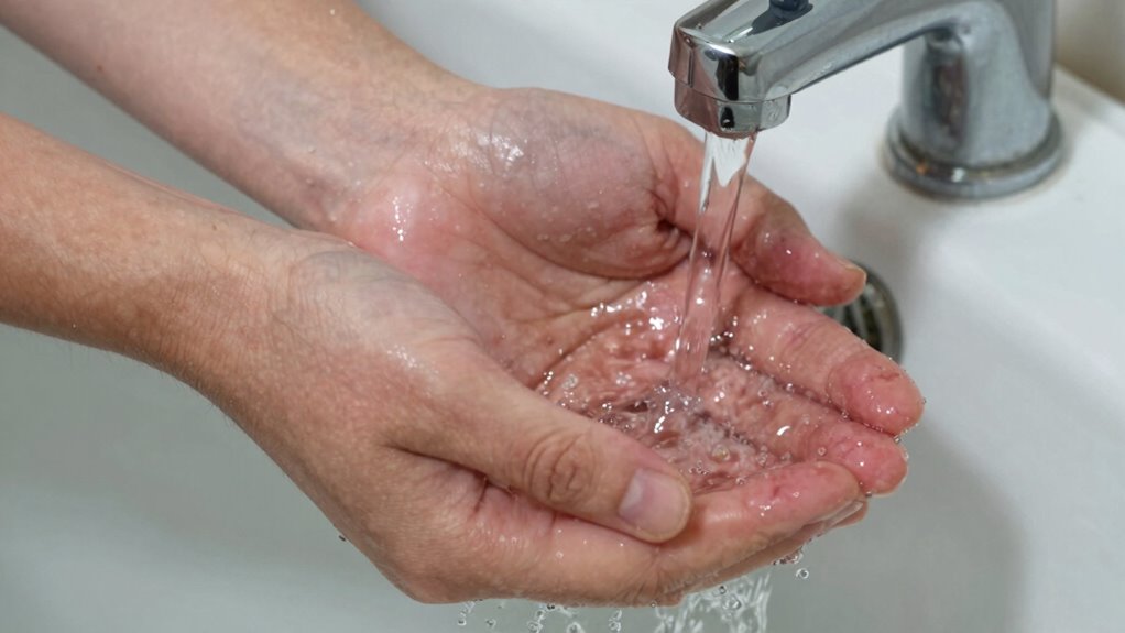mineral deposits hinder hydration