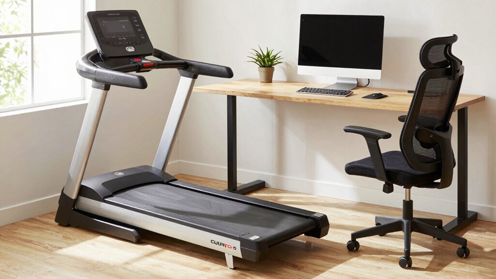 proper desk treadmill setup