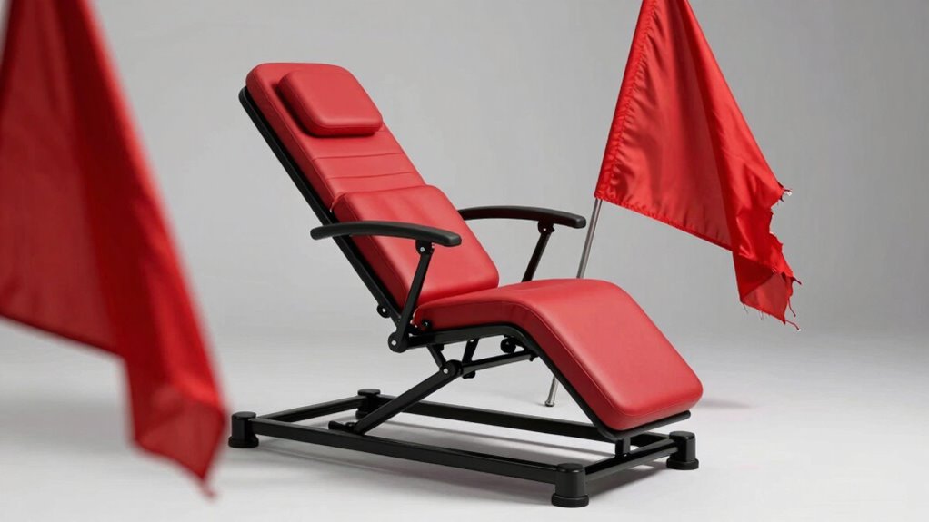 red flags for inversion tables