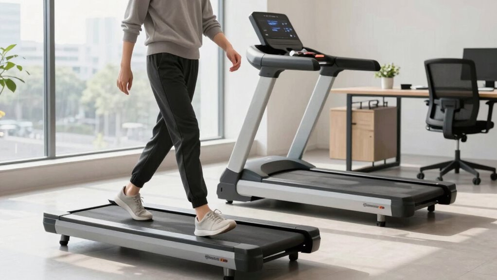 safe walking at desk