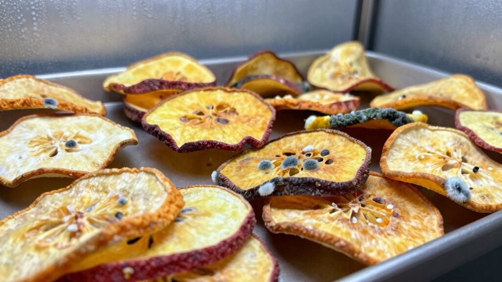 signs of dehydrated food spoilage