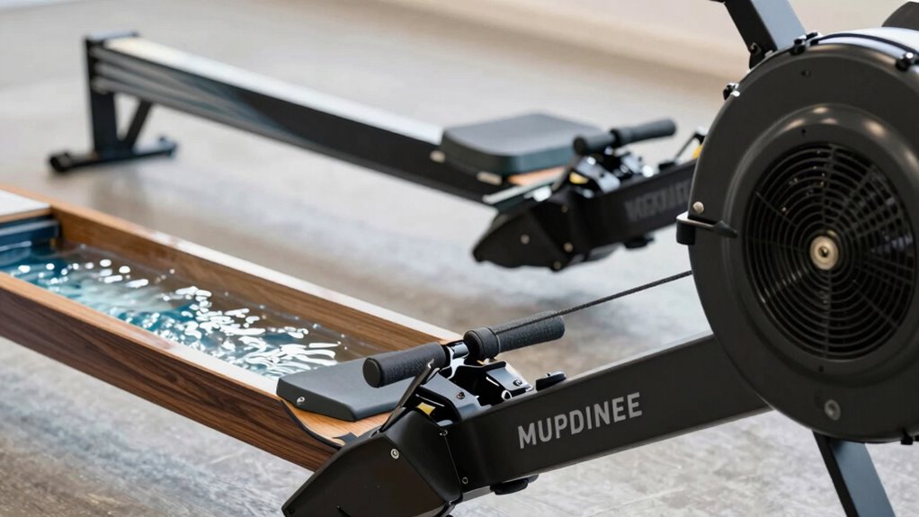 smooth rowing motion comparison