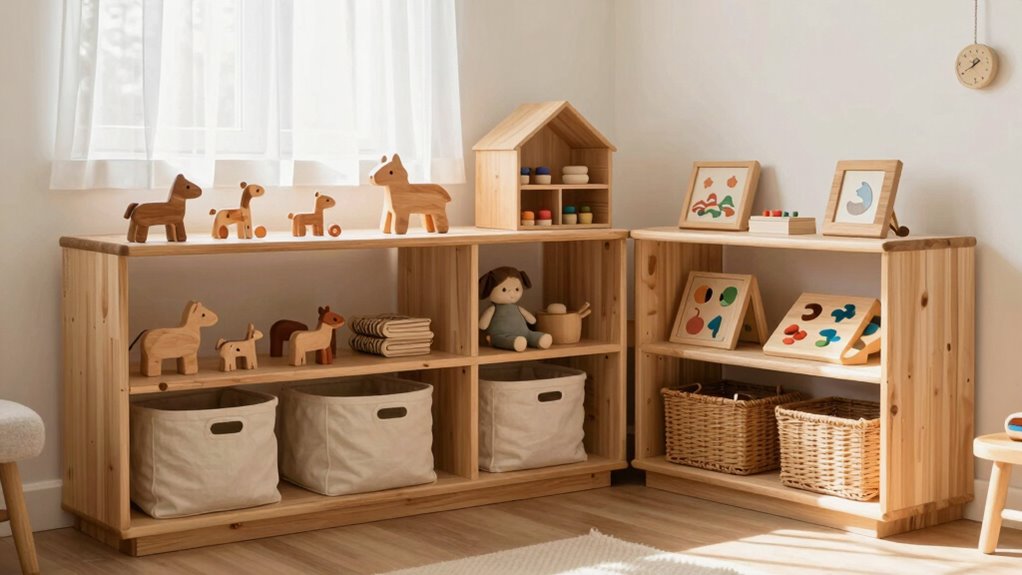 aesthetic eco friendly toy storage