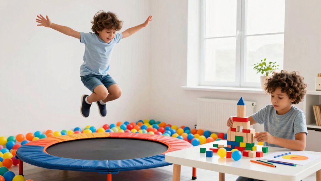 balancing active and creative play