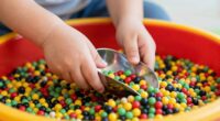 bean sorting and pouring