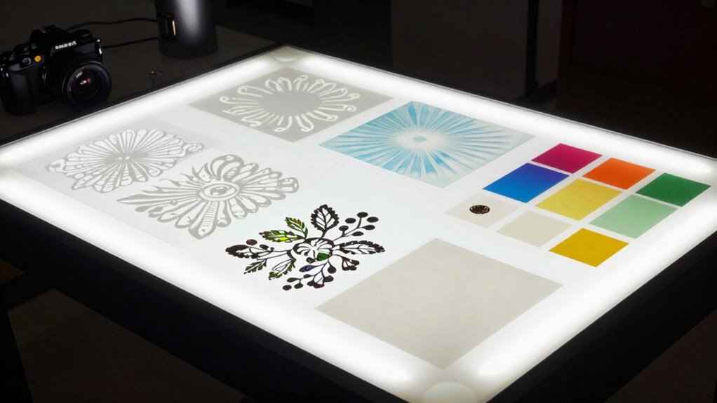 bright even detail enhancing illumination