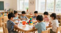 building tables encourages focus