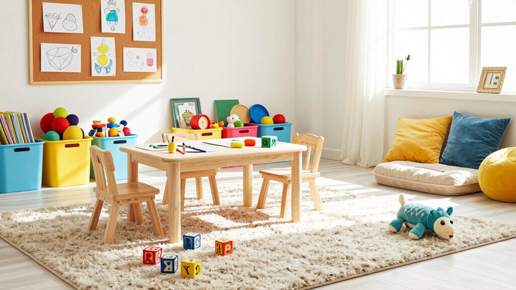child safe engaging organized space