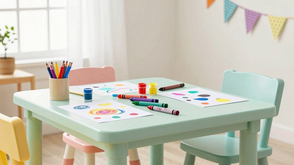 colorful simple open ended invitations