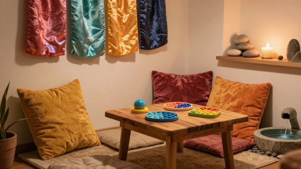 create a calming sensory space
