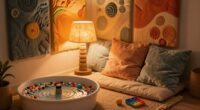 create calming sensory space