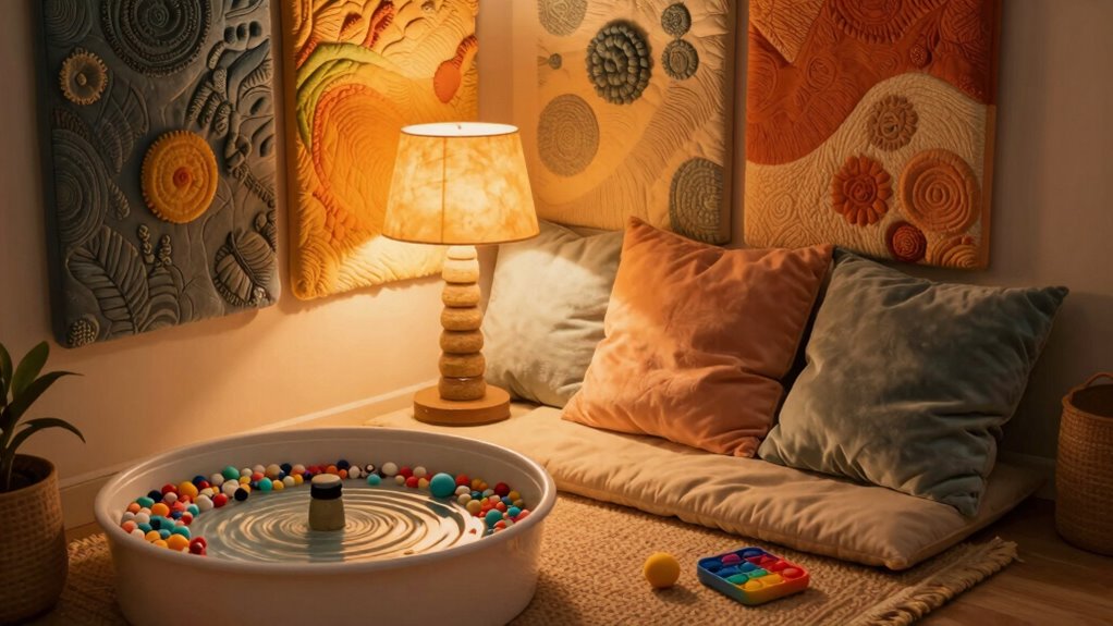 create calming sensory space