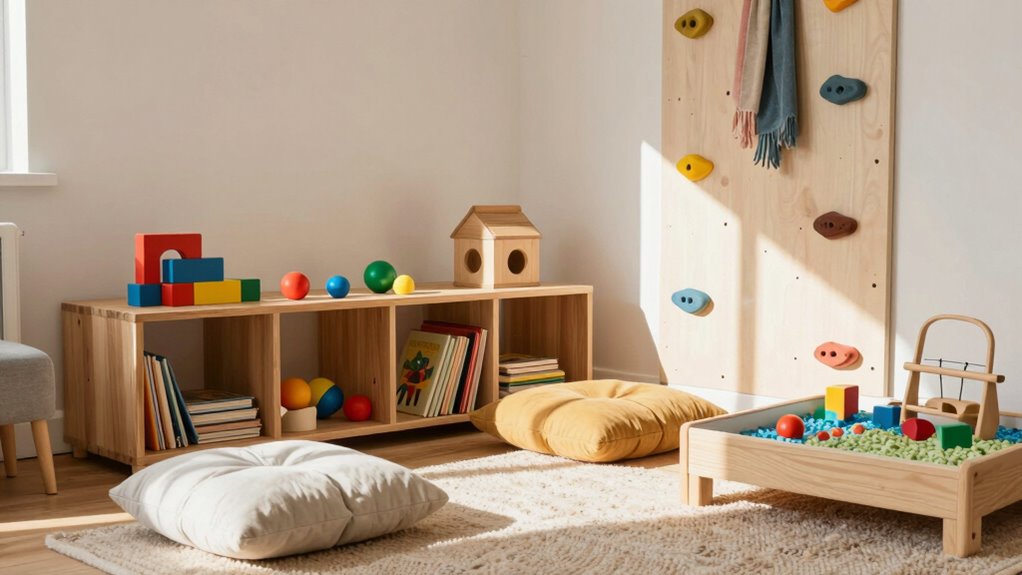 create development focused play spaces