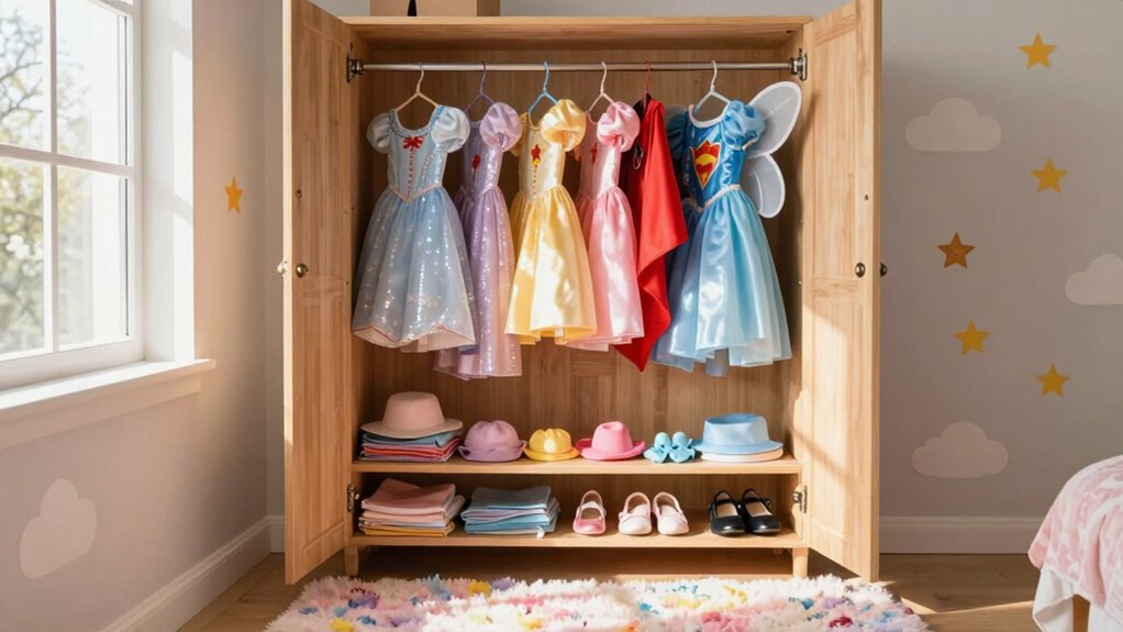 create inviting dress up space