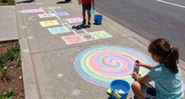 creative sidewalk chalk activities