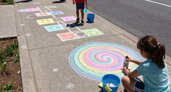 creative sidewalk chalk activities