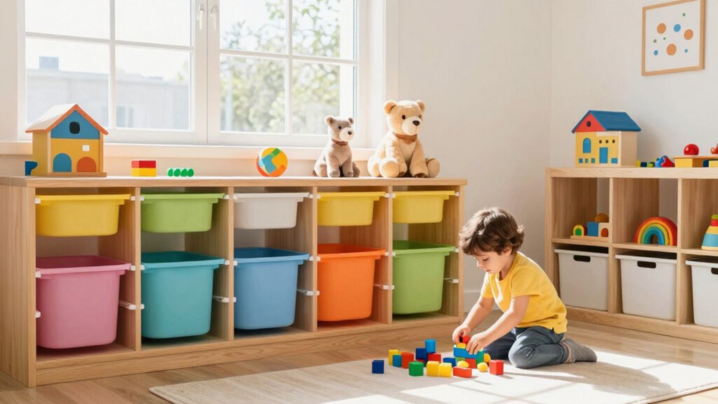 creative space saving toy organization