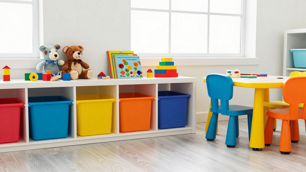 creative visual toy organization