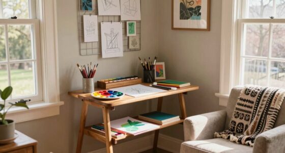 designing a dedicated art corner