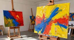 easels foster expressive art