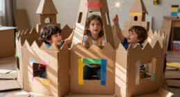 encourage creativity through cardboard