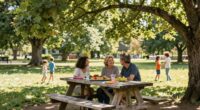 encourage outdoor family gatherings