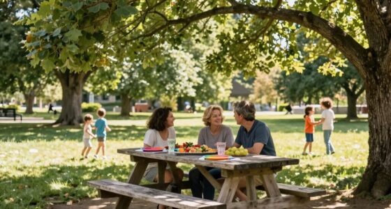 encourage outdoor family gatherings