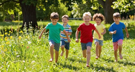 enhances sensory development outdoors