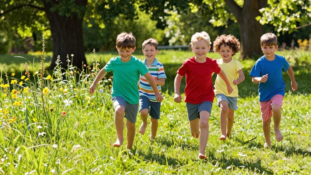 enhances sensory development outdoors