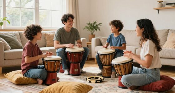 family rhythm reduces stress